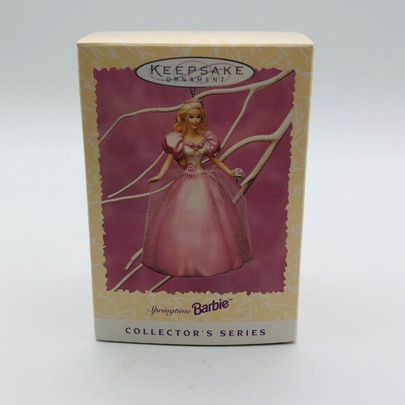 Hallmark 1996 Easter Collection Springtime Barbie Keepsake Ornament - Picture 1 of 2